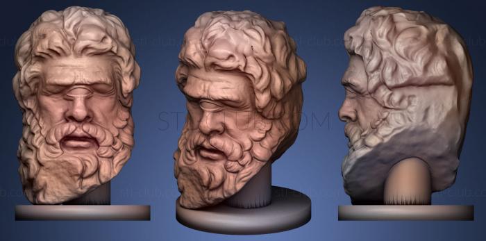 3D мадэль Голова Полифема (STL)